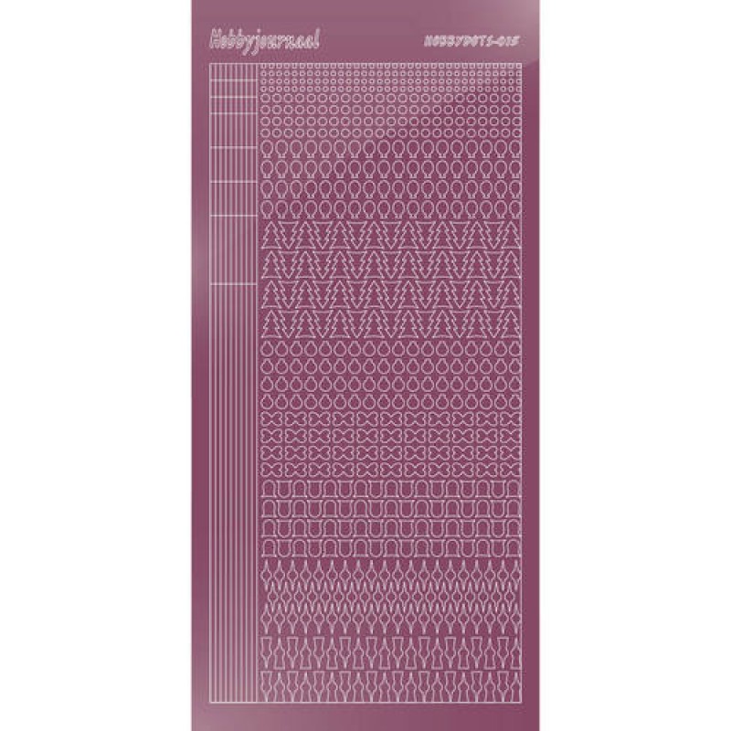 Hobbydots sticker - Mirror Violet