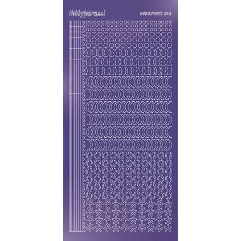 Hobbydots sticker - Mirror Purple