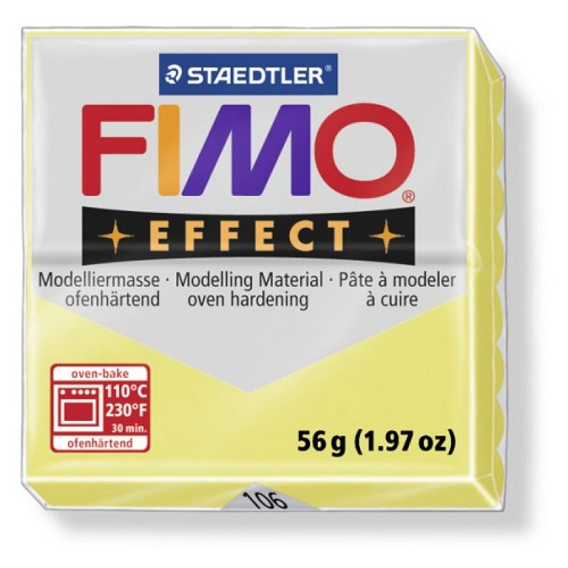 Fimo effect boetseerklei 56 g citrine