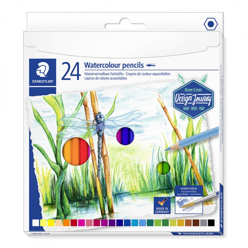 aquarel kleurpotloden - set 24 st DJ