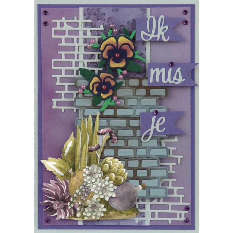 3D Push Out - Precious Marieke - Purple Passion - Pumpkin Passion