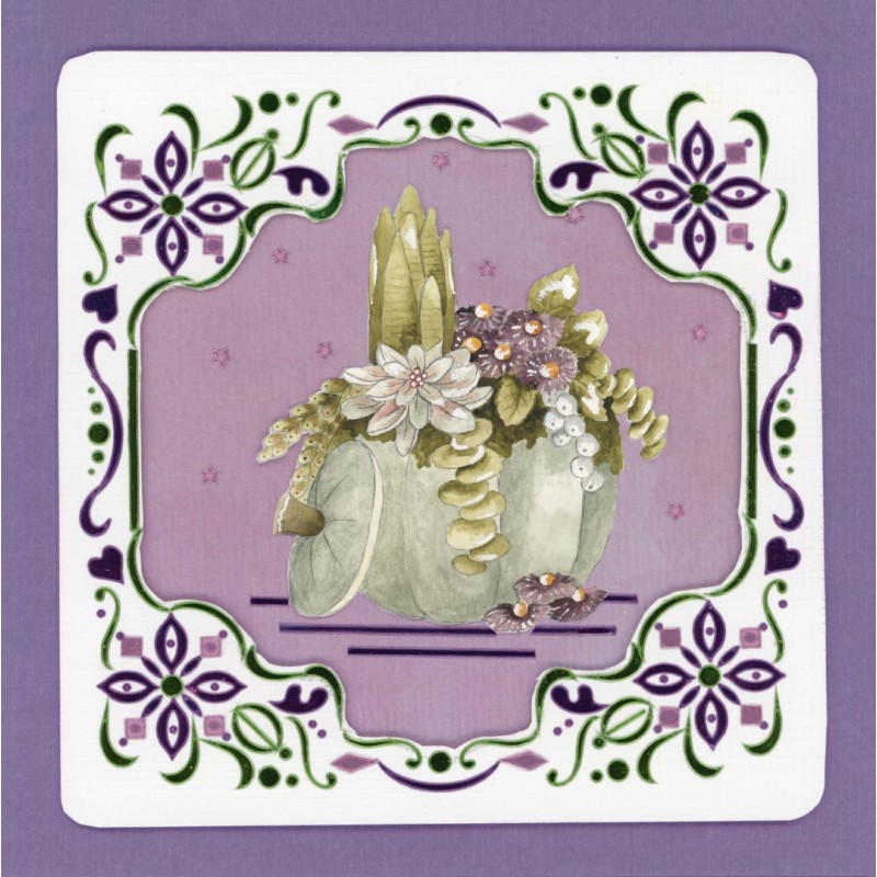 3D Cutting Sheet - Precious Marieke - Purple Passion - Pumpkin Passion