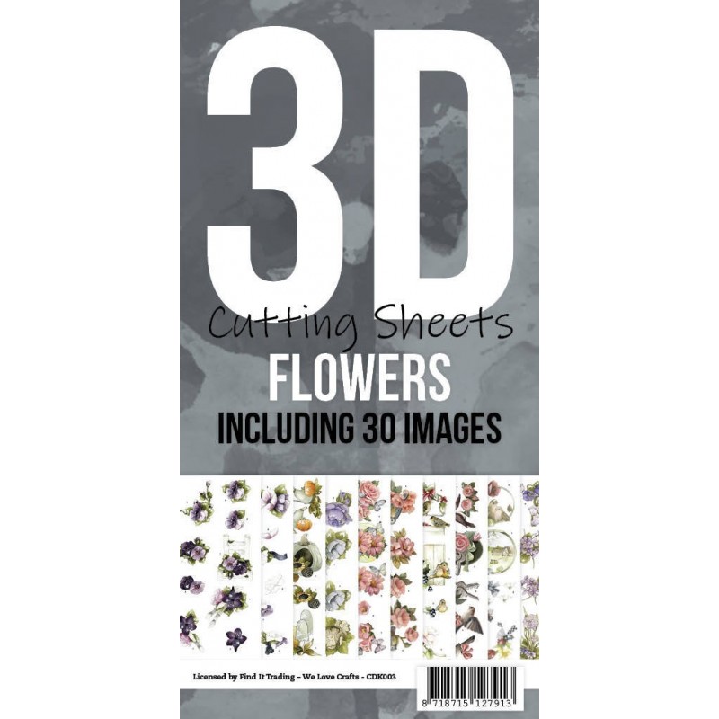 3D Cutting Sheets - Cards Deco - Flowers