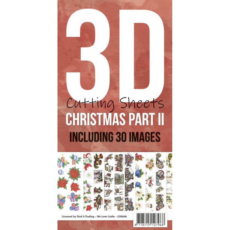 3D Cutting Sheets - Cards Deco - Christmas part ll