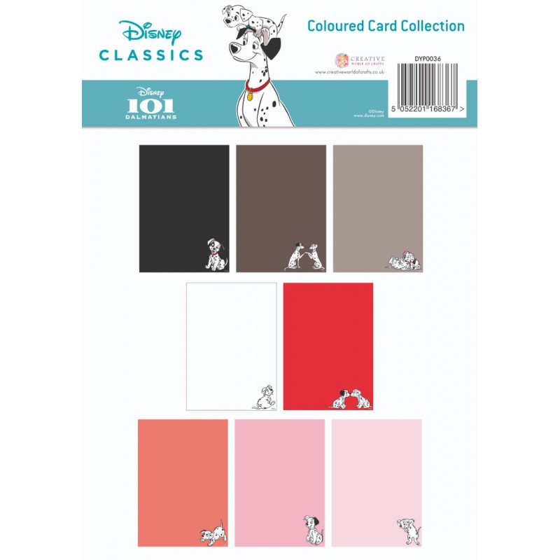 101 Dalmatians - Coloured Card A4 Pack
