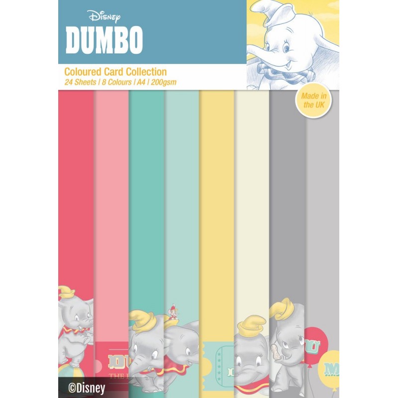 Dumbo - Coloured Card A4 Pack