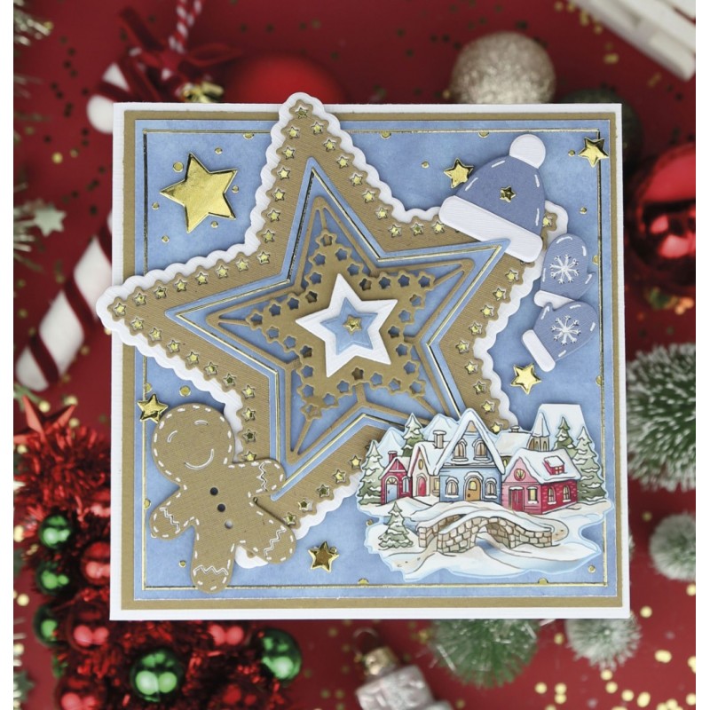 Dies - Yvonne Creations Santa's Journey - Santa's Big Star