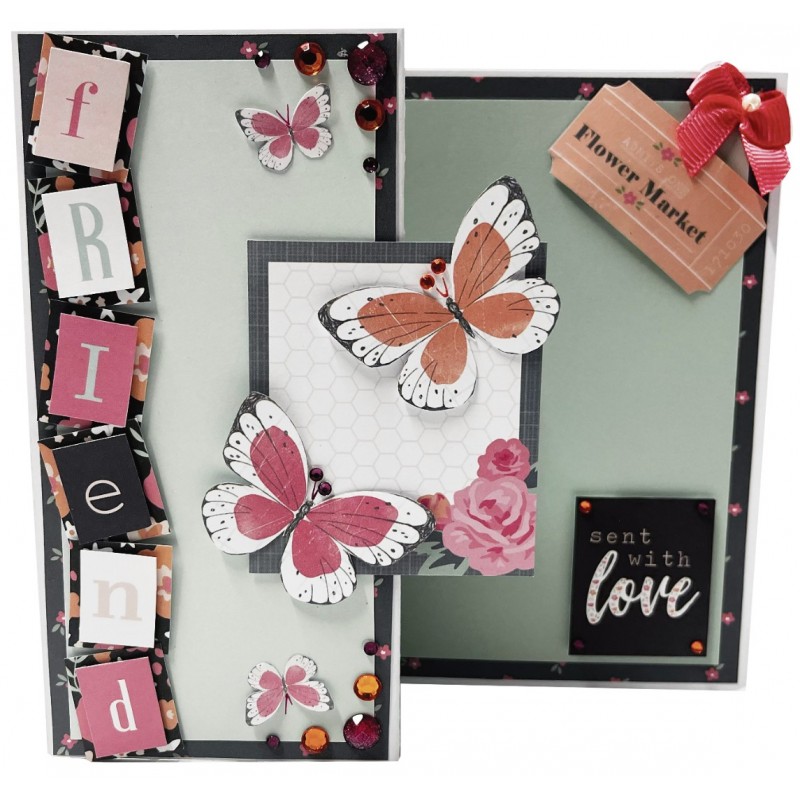 The Paper Boutique Lovely Days 8x8 Colour Card Pack
