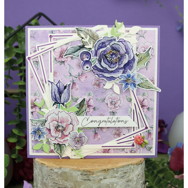 Push Out - Yvonne Creations - Very Purple - Small Elements A