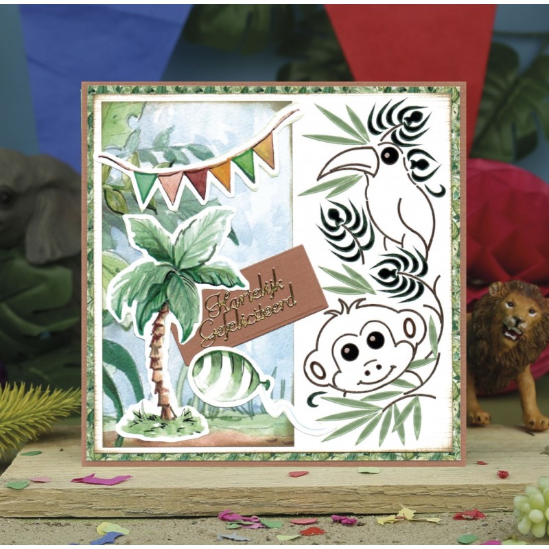 Push Out - Yvonne Creations - Jungle Party - Small Elements - A