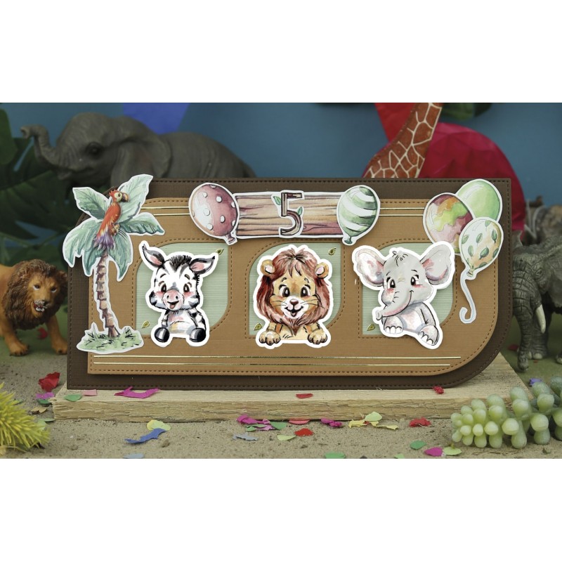 Push Out - Yvonne Creations - Jungle Party - Small Elements - A