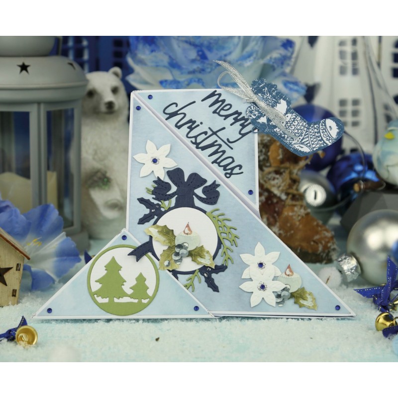 Card Deco Essentials - Text Dies - Merry Christmas