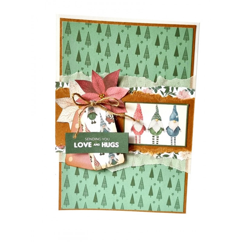 The Paper Boutique A Traditional Gnome Christmas 8x8 Instant Card Pad