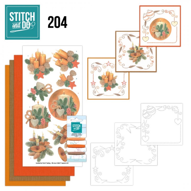 Stitch and Do 204 - Jeanine's Art - Wooden Christmas