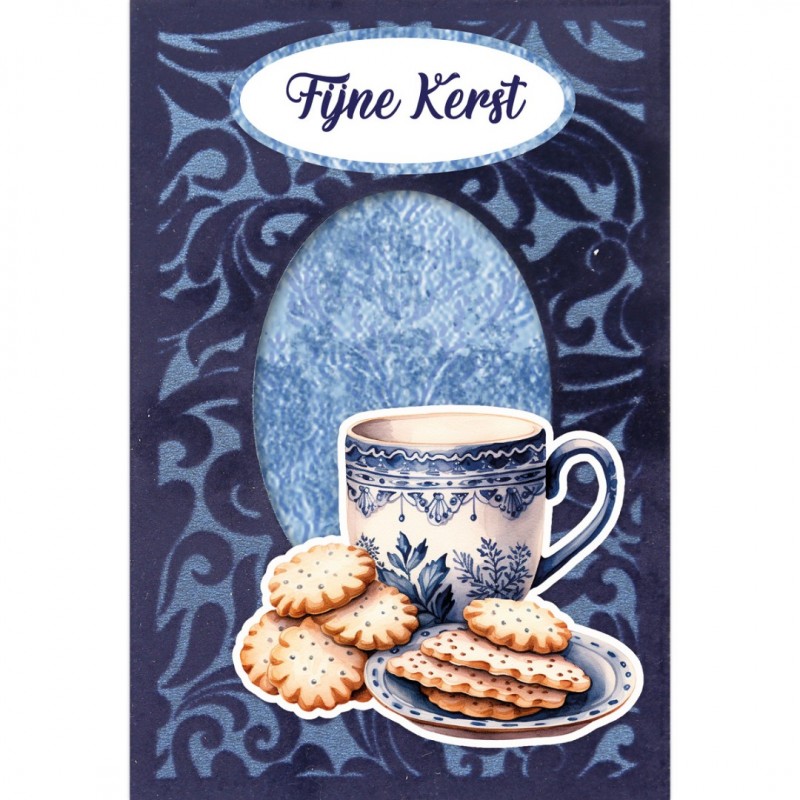 3D Velvet Cards - Falling For Christmas