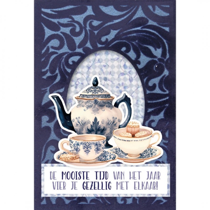 3D Velvet Cards - Falling For Christmas