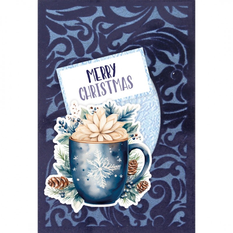 3D Velvet Cards - Falling For Christmas