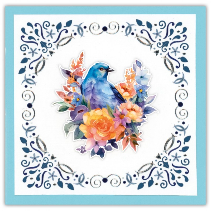 Creative Hobbydots 46 - Berrie's Beauties - Happy Blue Birds
