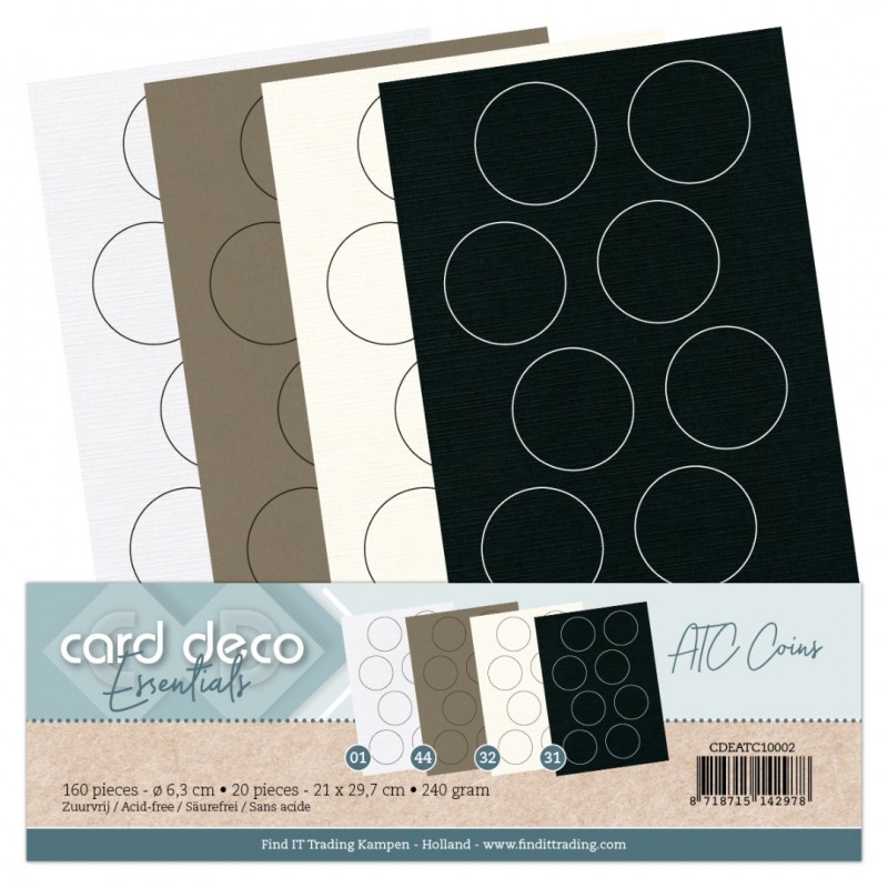Card Deco Essentials - ATC Coins