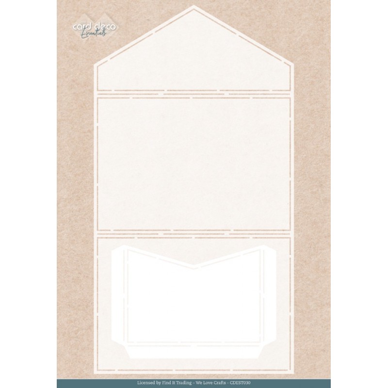 Stencil - Card Deco Essentials - Lemon Breeze - Envelope A4