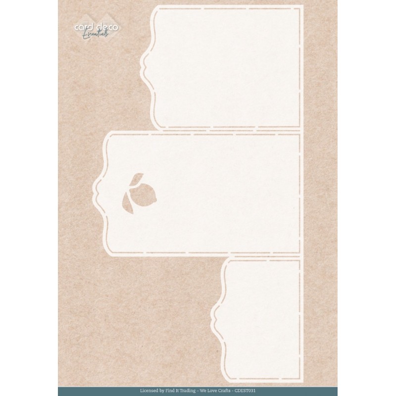 Stencil - Card Deco Essentials - Lemon Breeze - Triptych A4