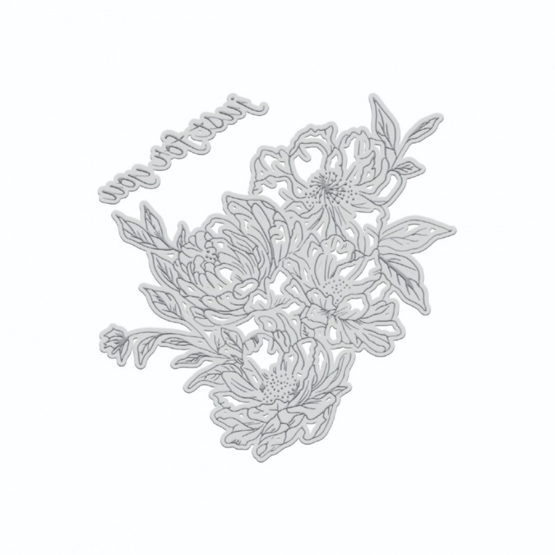 GoLetterPress Impression Stamp - Stamp 3 - Just for You Floral