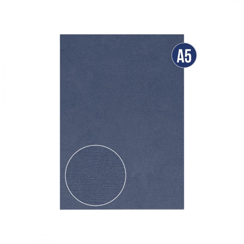 Cardstock - Linen -Christmas blue - A5 Cardstock - Linen -Christmas blue - A5