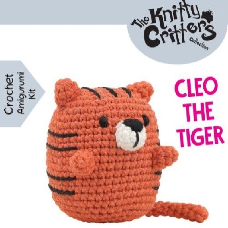 Crochet Kit - Pouch Pals - Cleo The Tiger