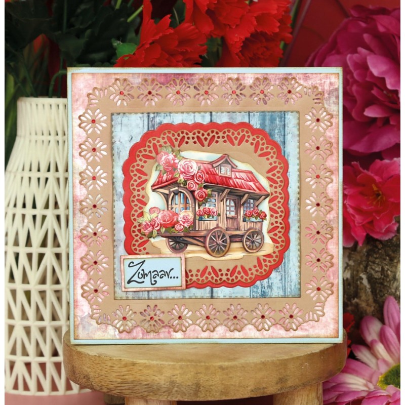 Dies - Yvonne Creations - Rose Decorations - Rose Frame