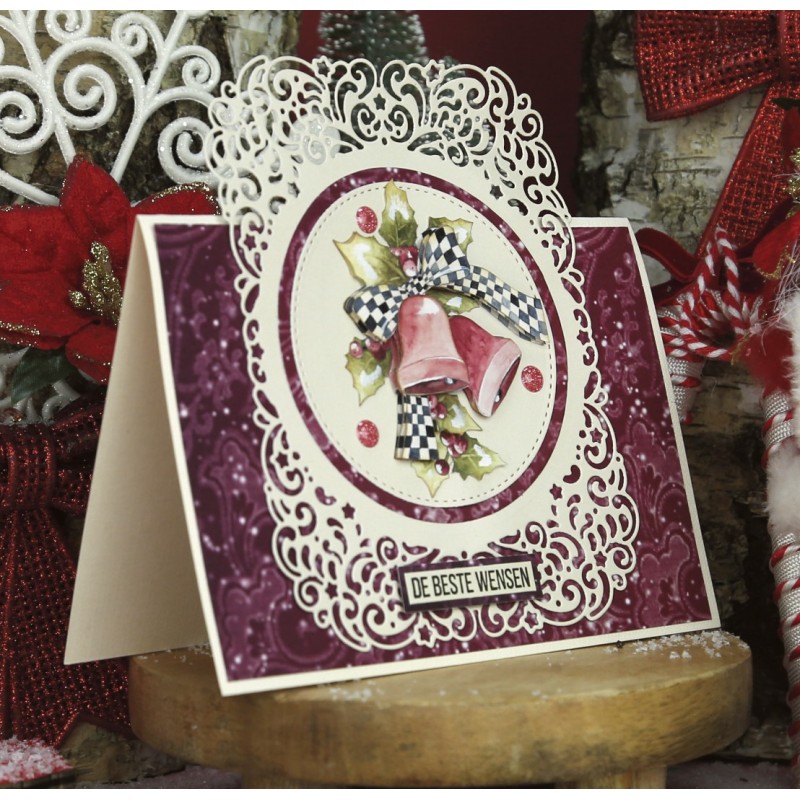 Dies - Precious Marieke - Ruby Christmas - Ruby Circle Frame