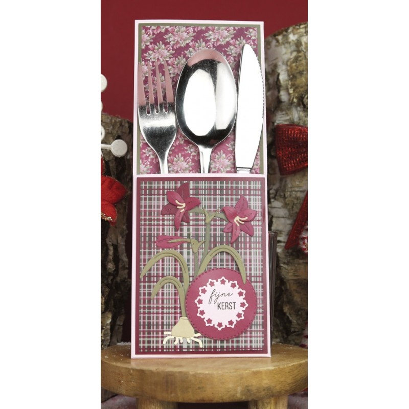 Dies - Precious Marieke - Ruby Christmas - Ruby Amaryllis