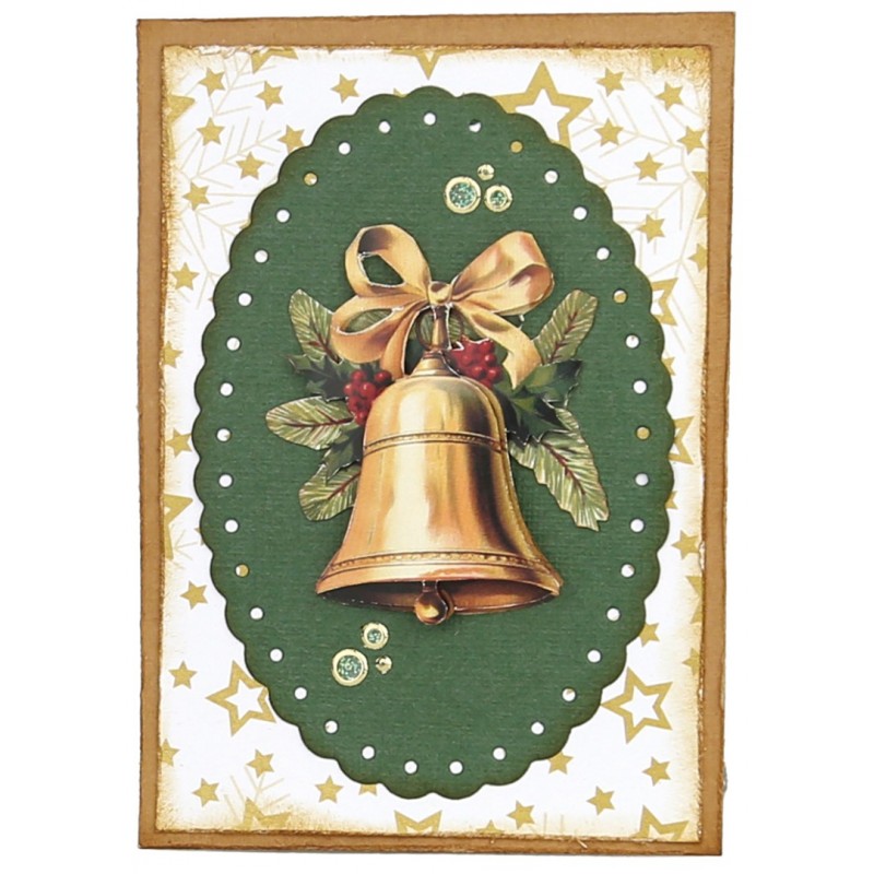 3D Cutting Sheets - Berries Beauties - Glowing Christmas - Christmas Bell
