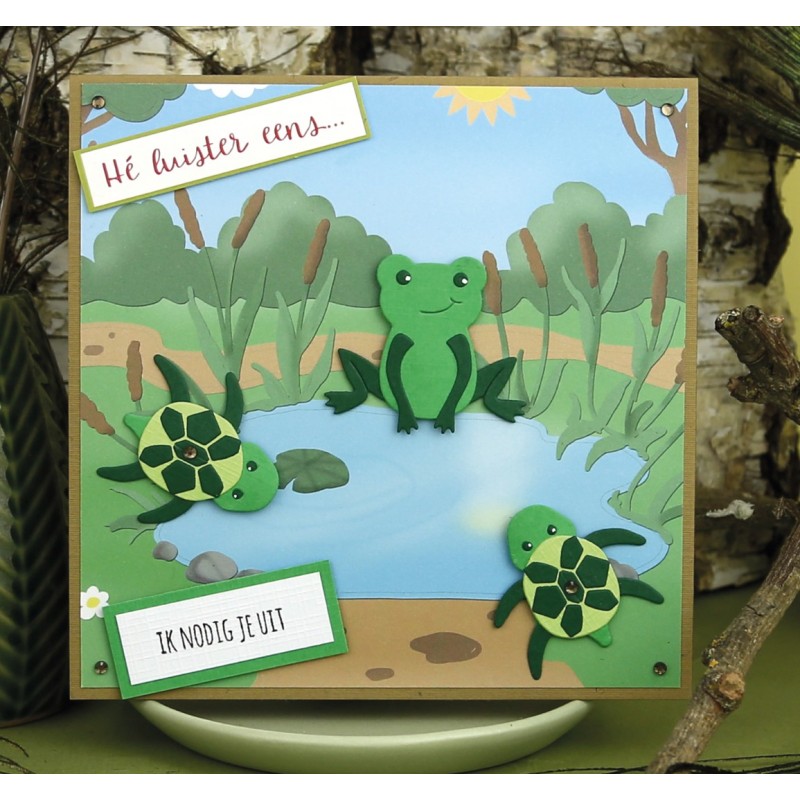 Designed by Anna - Mix and Match Cutting Dies - Theo Turtle