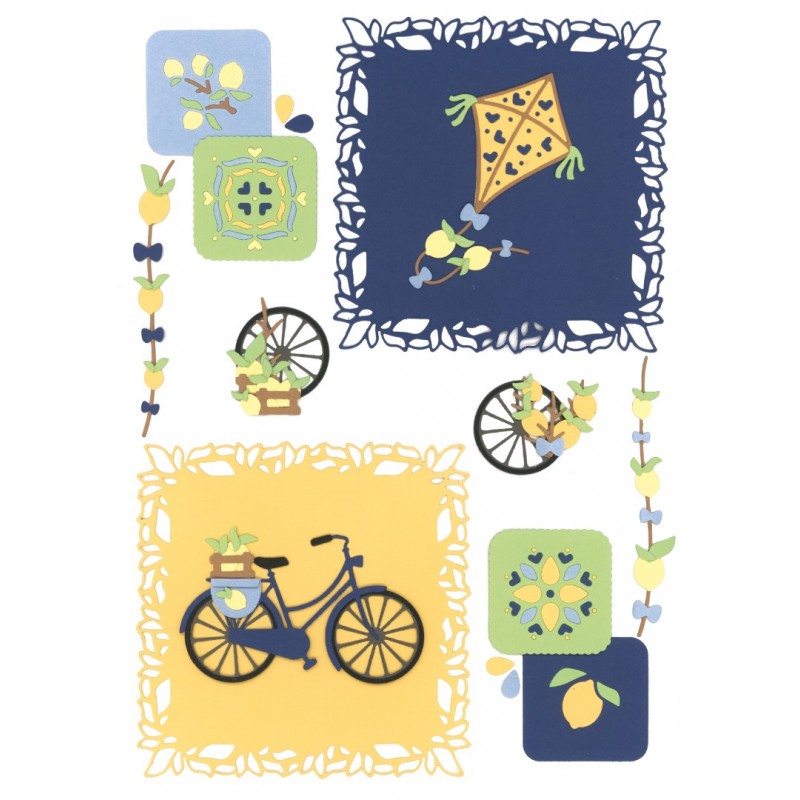 Dies - Yvonne Creations - Lemon Breeze - Lemon Frame