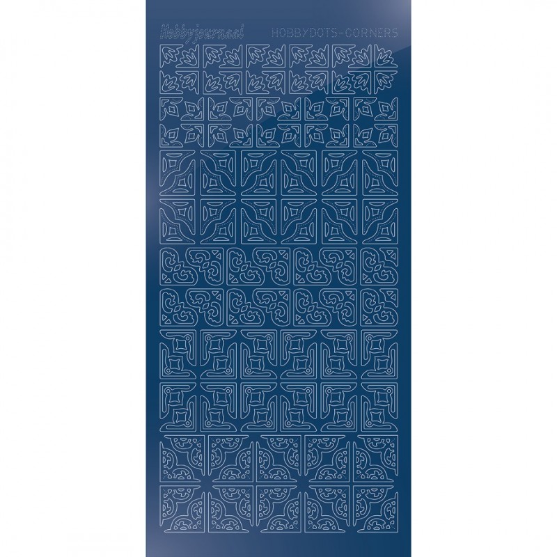 Hobbydots Corners - Mirror Blue