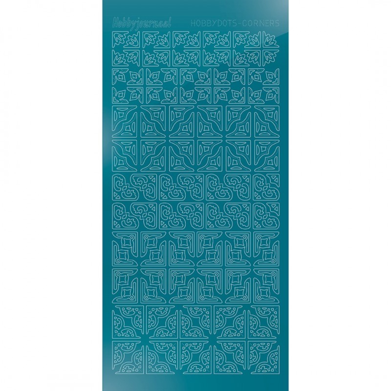 Hobbydots Corners - Mirror Turquoise