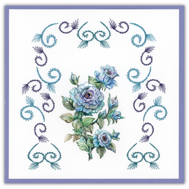 Stitch and Do 218 - Yvonne Creations - Blooming Blue