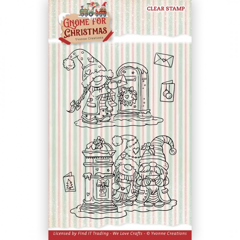 Clear Stamps - Yvonne Creations - Gnome for Christmas 