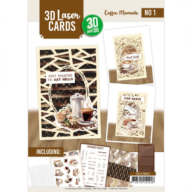 3D and Do - Laser Cards - Coffee Moments