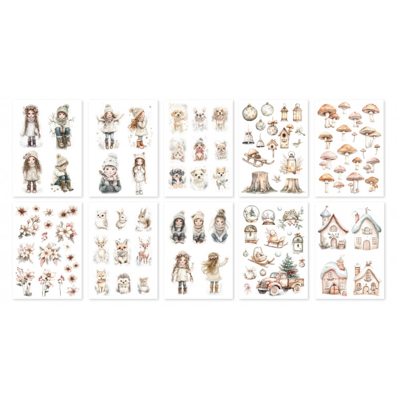Collage Paperset - DDBD - Winter Wonderland