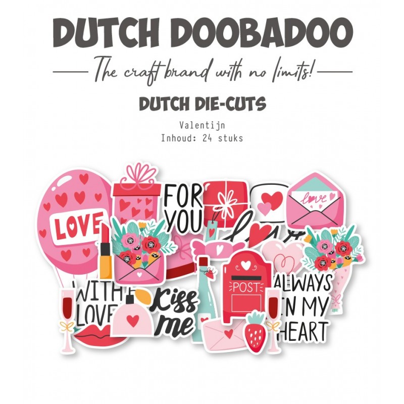 Die-Cuts - DDBD - Valentine 24 pcs