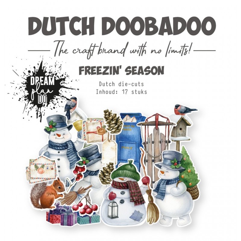Die-Cuts - DDBD - Freezin season 17 pcs