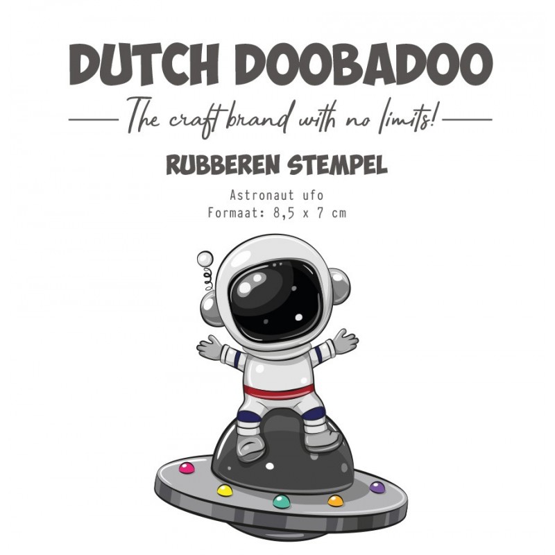 Rubber stamp - DDBD - Astronaut Ufo