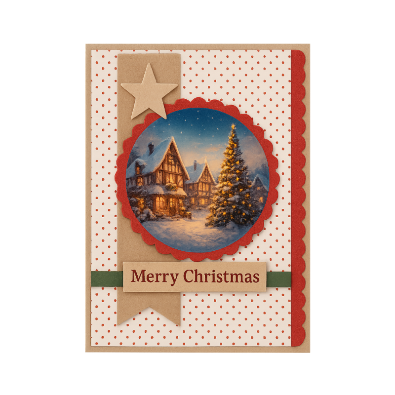 Scenery Push out - Berries Beauties - Magical Winter Village - Square