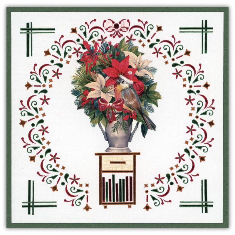 Dot and Do 281 - Yvonne Creations - Floral Christmas
