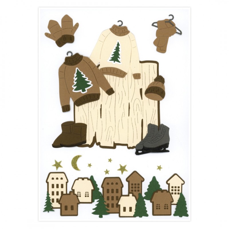 Dies - Berries Beauties - Cosy WInter - Winter Wood