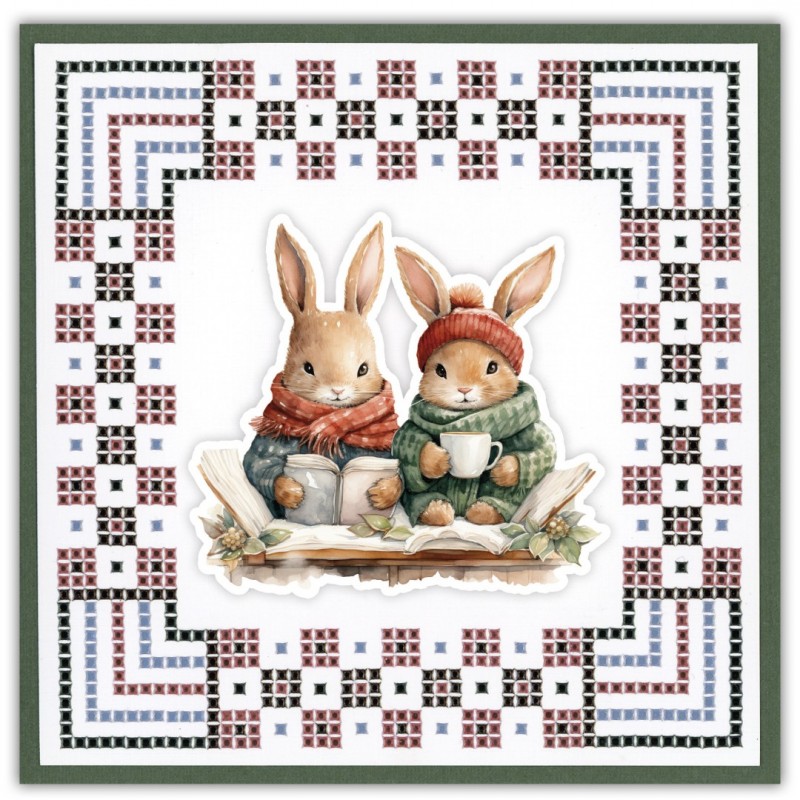 Sparkles 145 - Berries Beauties - Winter Bunnies