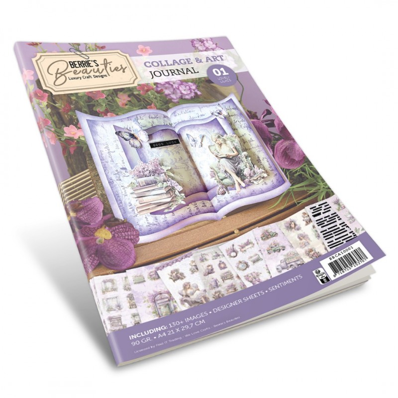 Berries Beauties - Collage & Art Journal 1 - Lovely Lilacs