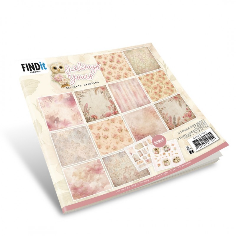 Paperpack - Berries Beauties - Owlways Yours 20 x 20 cm Paperpack - Berries Beauties - Owlways Yours 20 x 20 cm