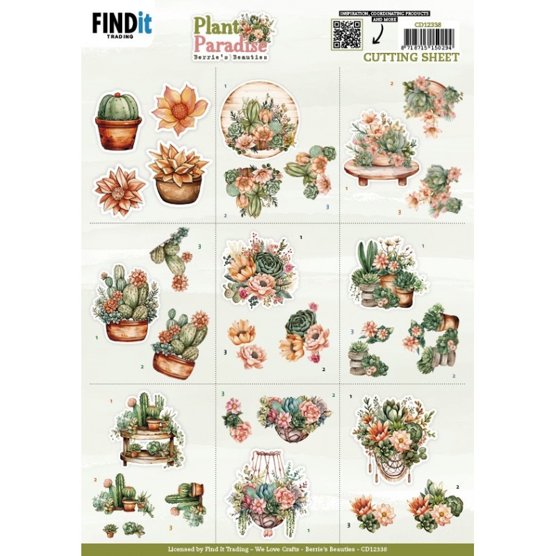 3D Cutting Sheet - Berries Beauties - Plant Paradise - Mini
